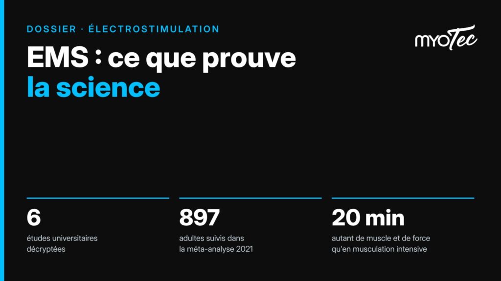 Électrostimulation (EMS) : ce que prouve la science